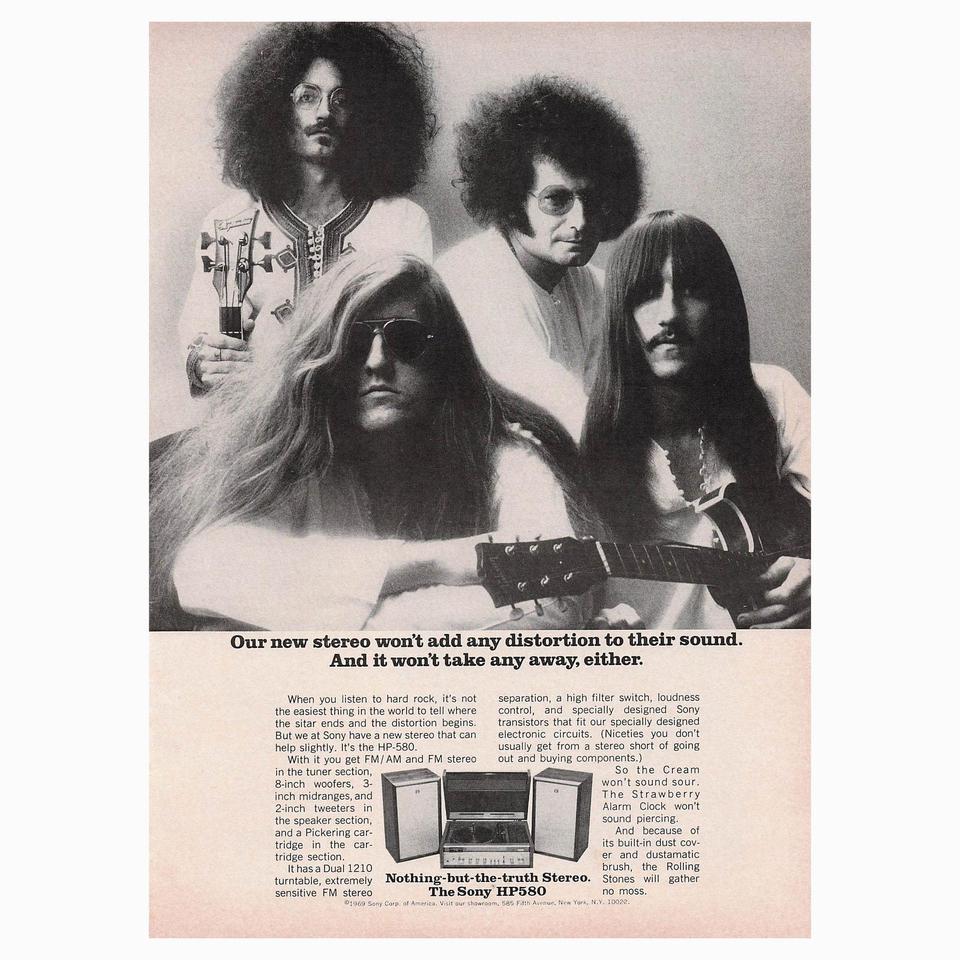 Original Print Ad For Sony B0ed