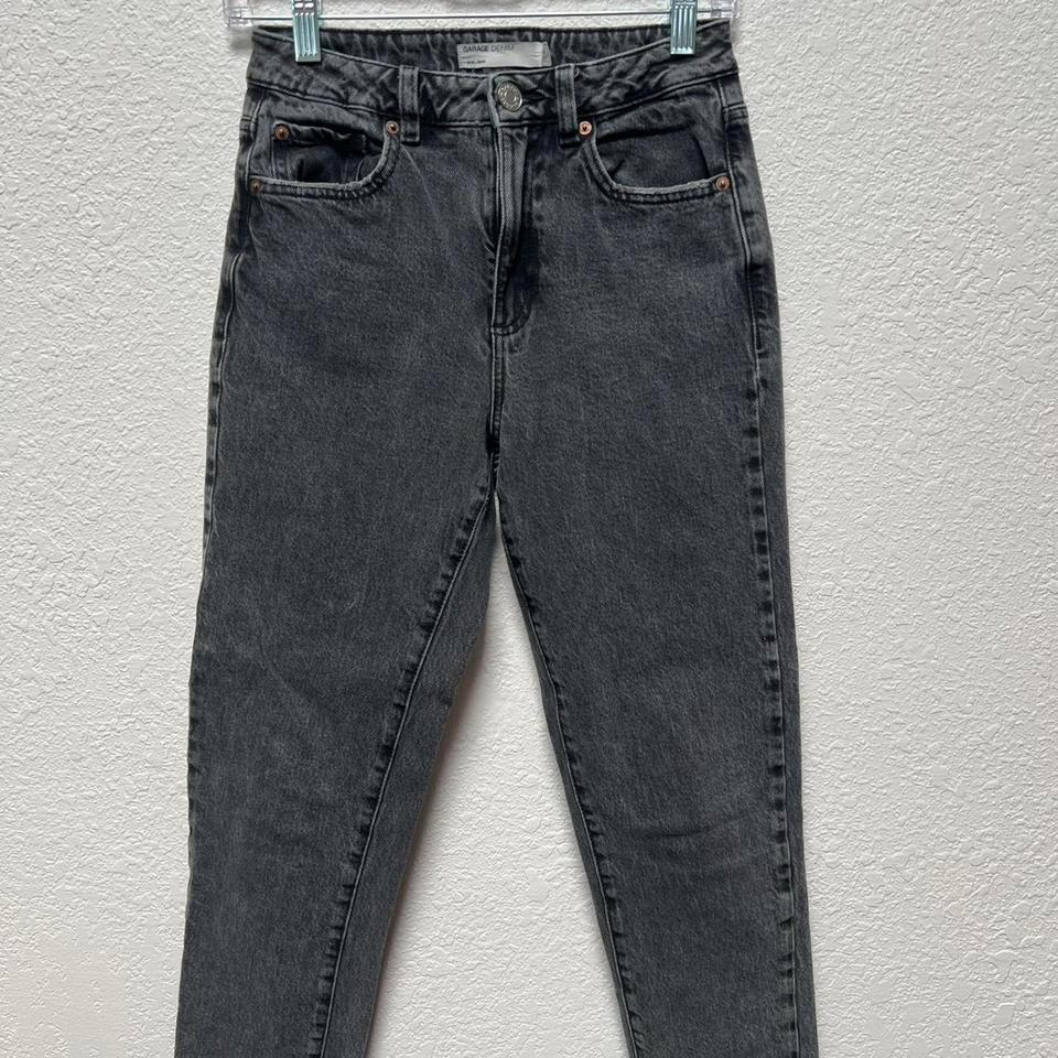 Garage Black High Waisted Mom Jeans 3724