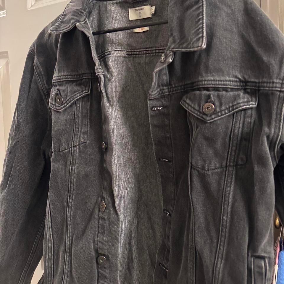 Top Man Oversize Denim Jacket Ab64 4