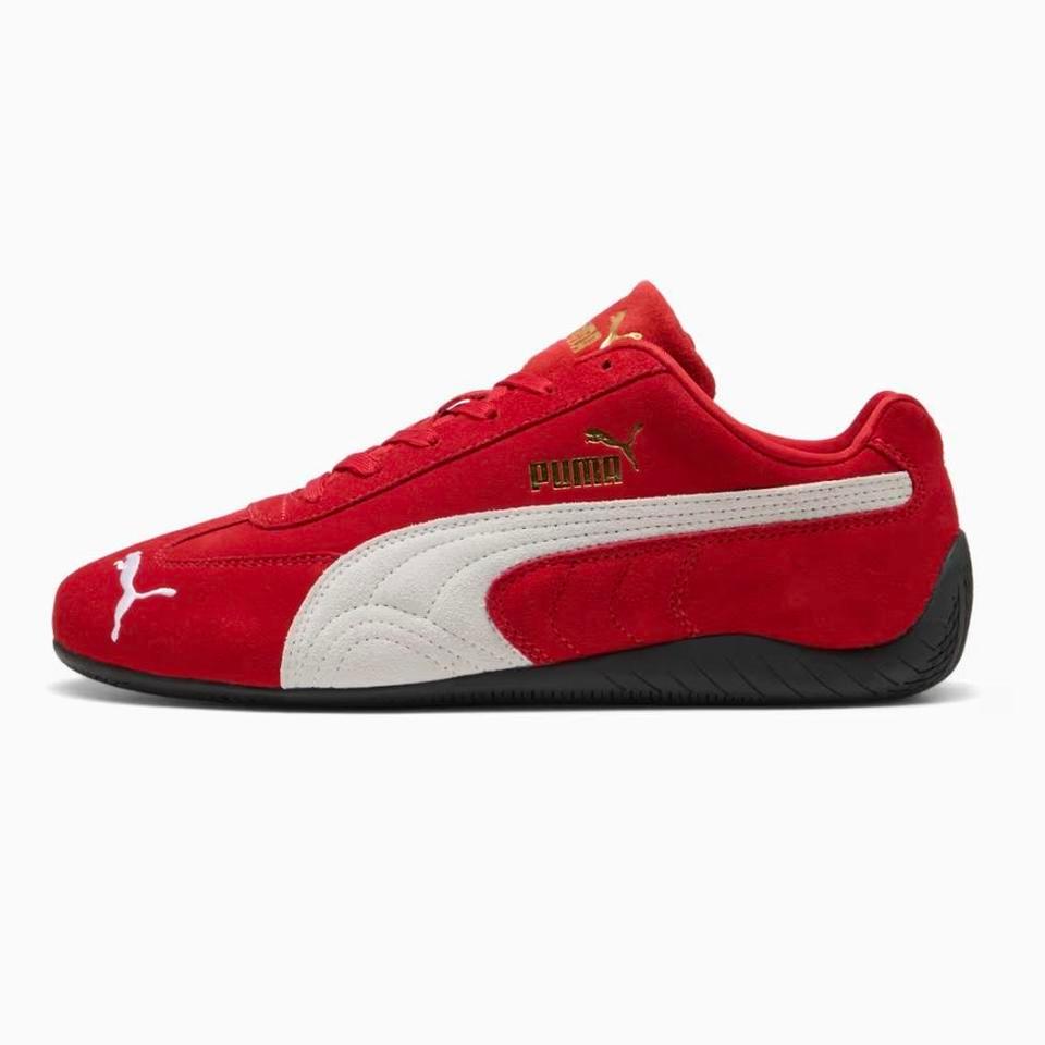 Puma Red Suede Speedcat Trainers 826e