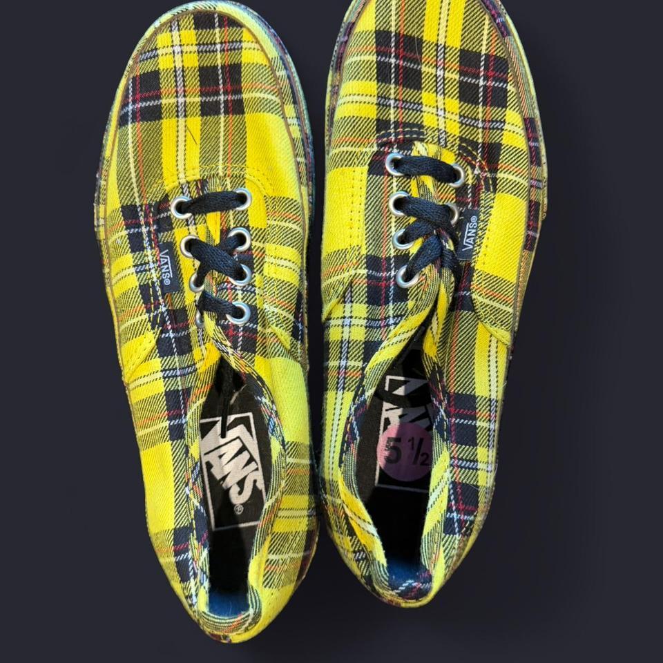 Vans Authentic Yellow Plaid Skate 3468