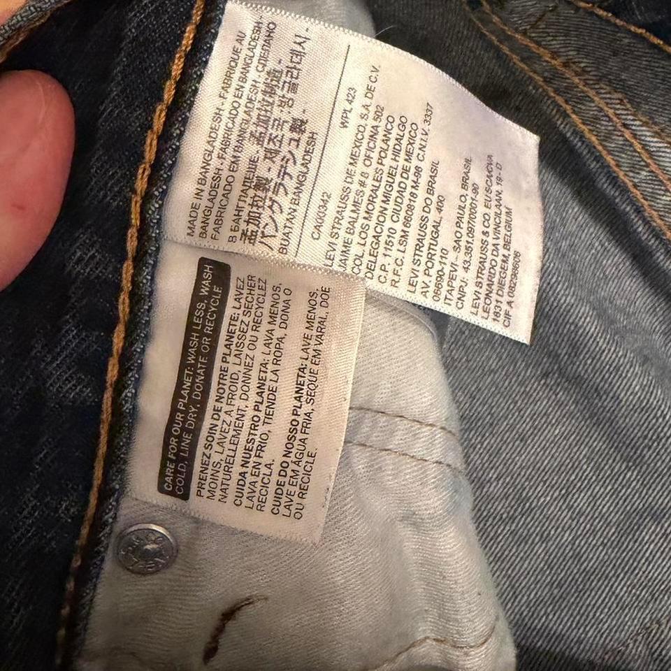 Levis 505 Mens Dark Denim A555 6