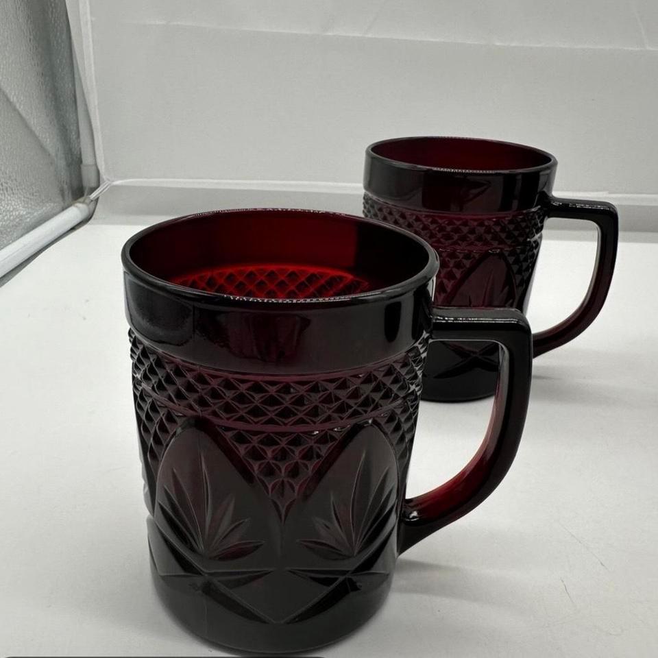 These Are Vintage Ruby Red 6113 2