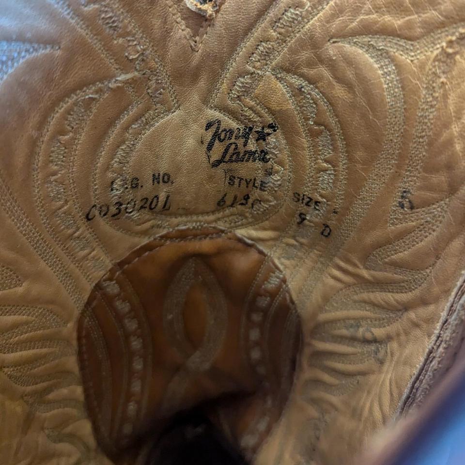 Vintage Tony Lama Cowboy Boots 7