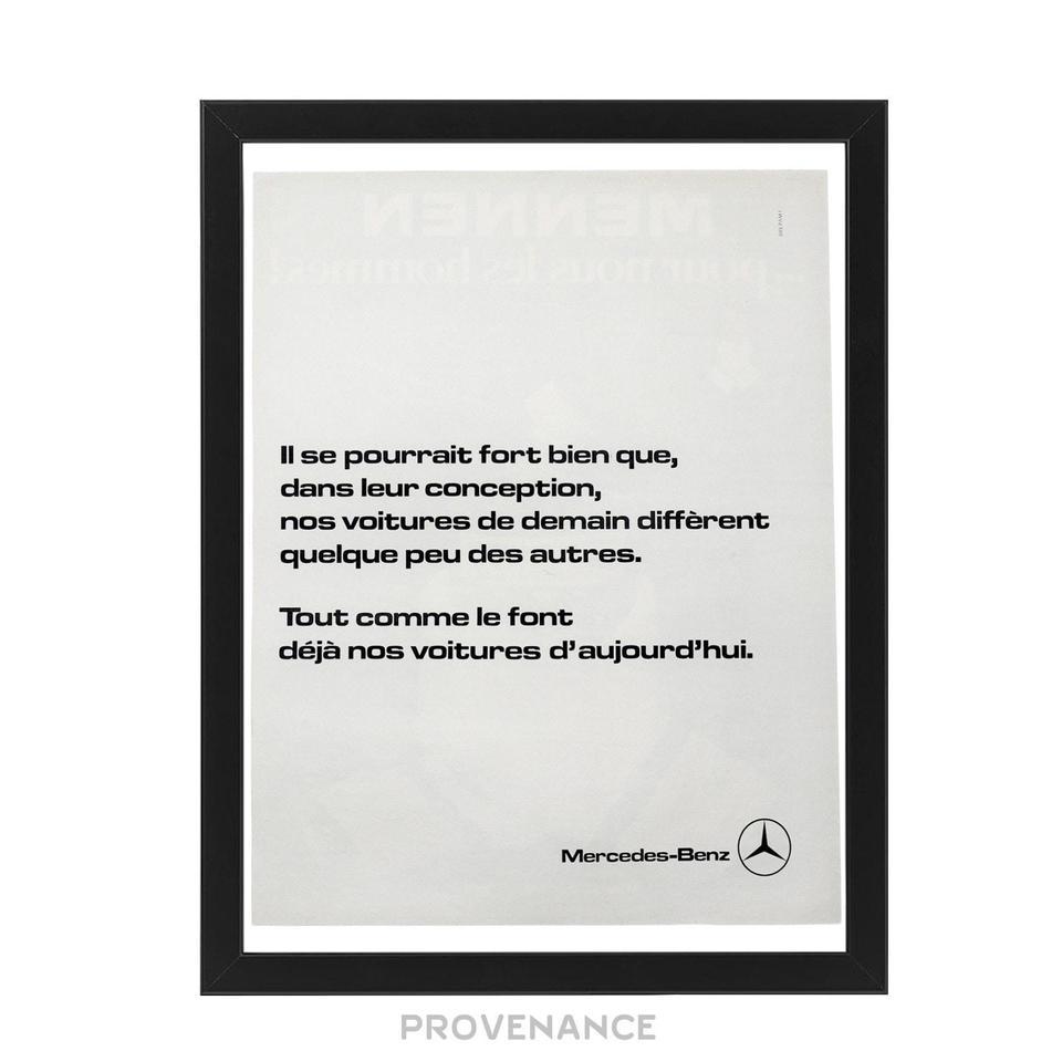 Mercedes Benz Antique Vintage Newsprint Ad Ea45