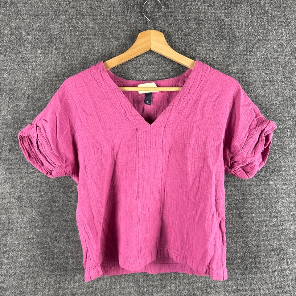 Universal Thread Pink V Neck Short 7990