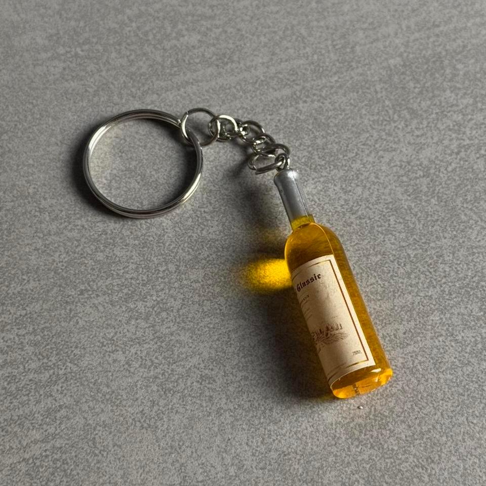 Miniature Wine Bottle Keychain Wine 67ee