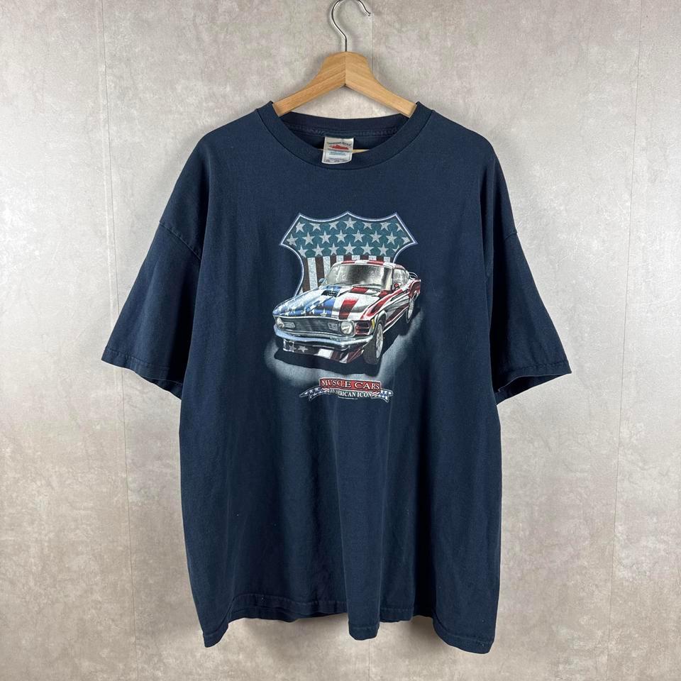 90s Ford Mustang Navy Blue 67cd