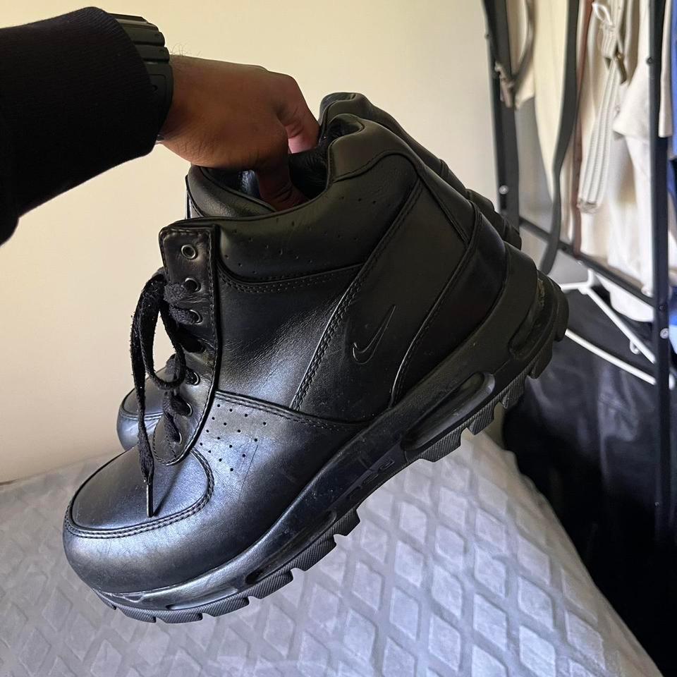 Nike Black Leather Air Max 6cf5 3