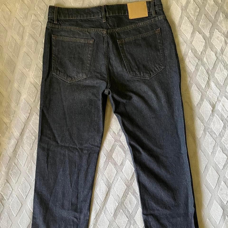 Zara Baggy Dark Wash Denim 02ac 2