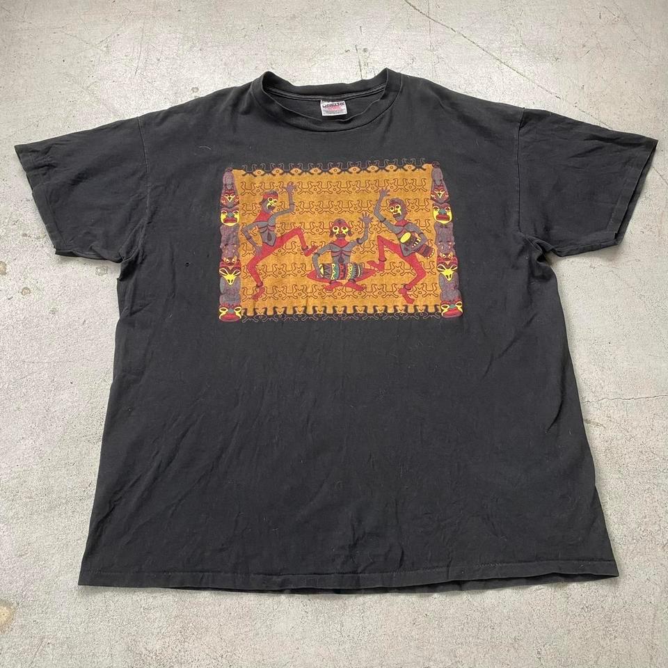 Vintage 90s Aztec Art Faded 7916