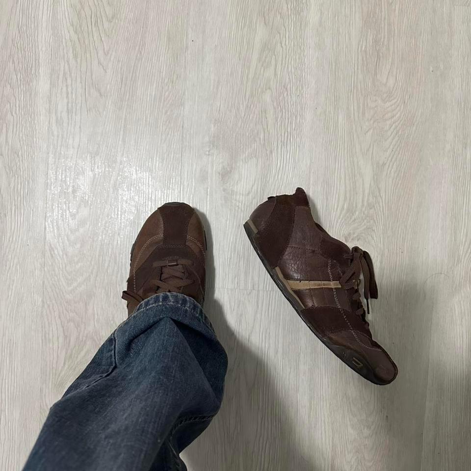 Vintage Diesel Brown Leather Sneakers 2220