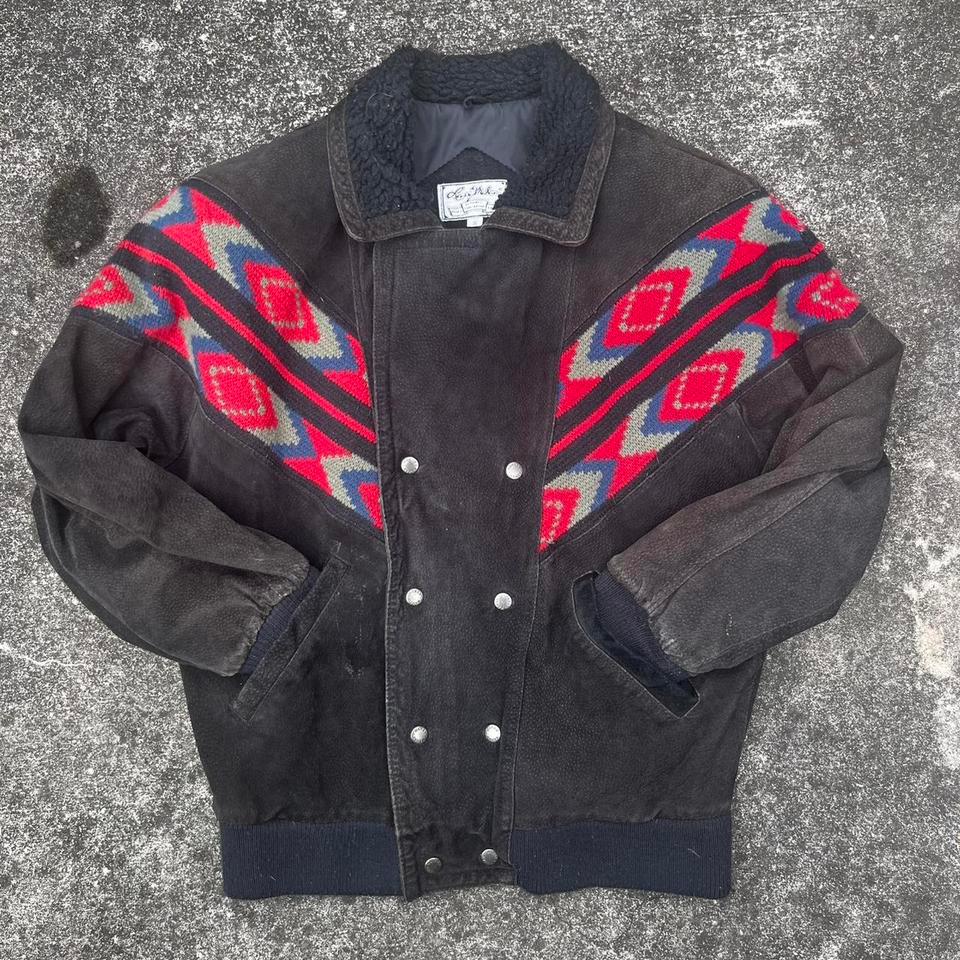 Vintage Leather Rodeo Jacket Mens 3