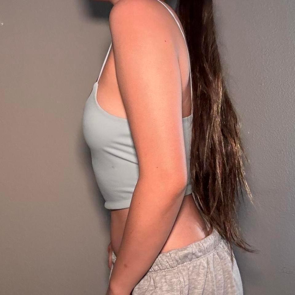 Soft Baby Blue Workout Tank 2