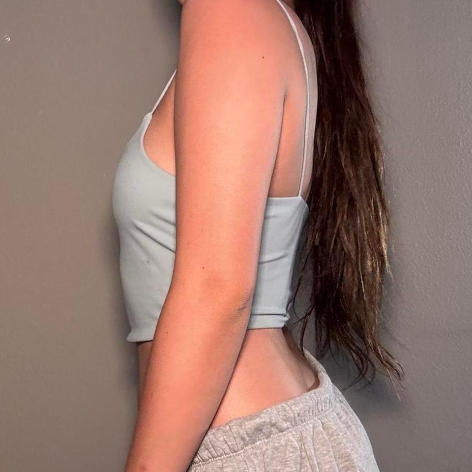 Soft Baby Blue Workout Tank 4