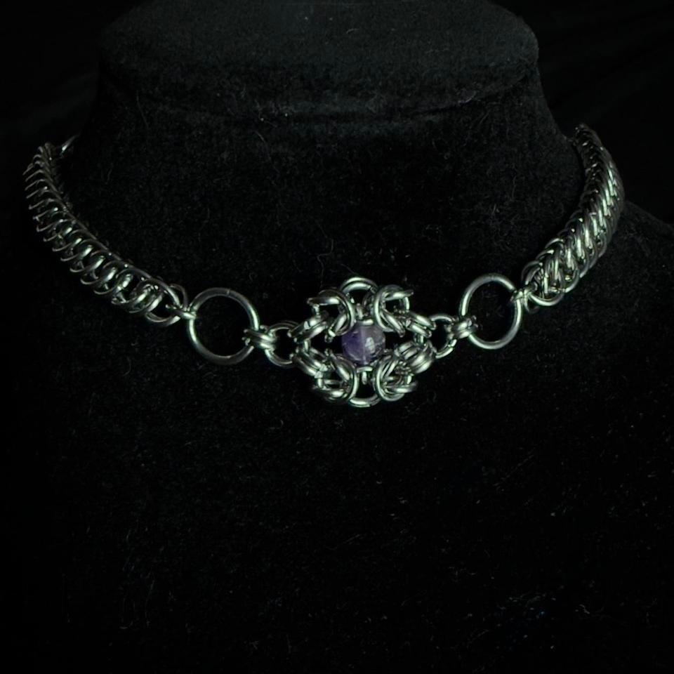 Spellcast Stainless Steel Chainmail Choker F8bf