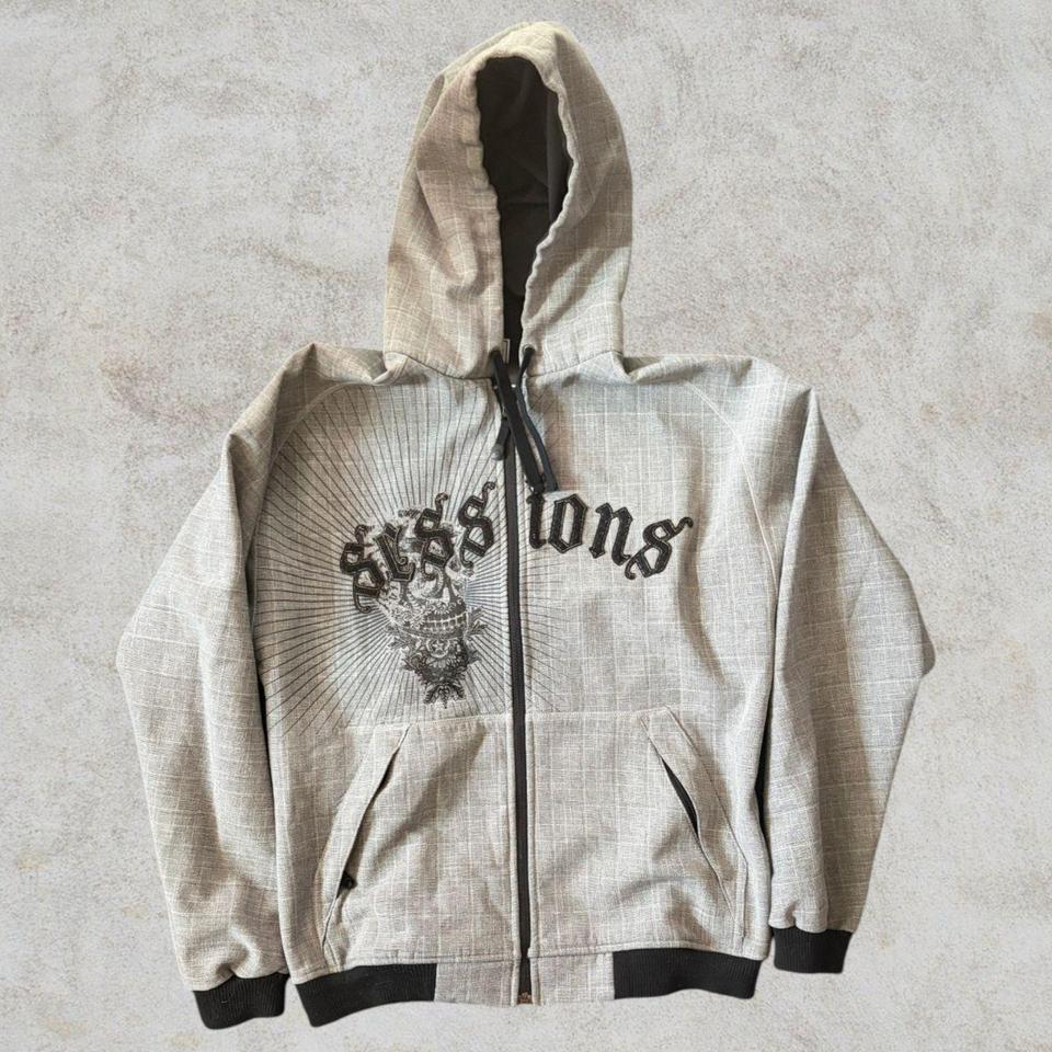 Sessions Zip Up Hoodie Greyblack Graphic 07fd