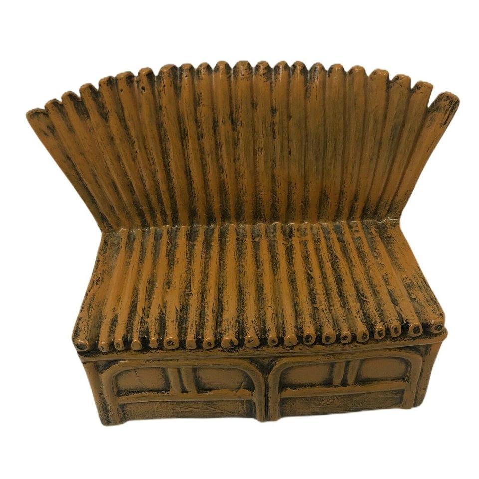Dollhouse Miniatures Furniture Seat Bench 79cf