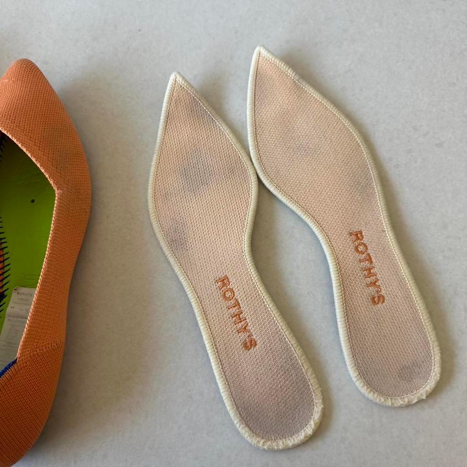 Rothys Bright Orange Flat Shoes 2b36 7