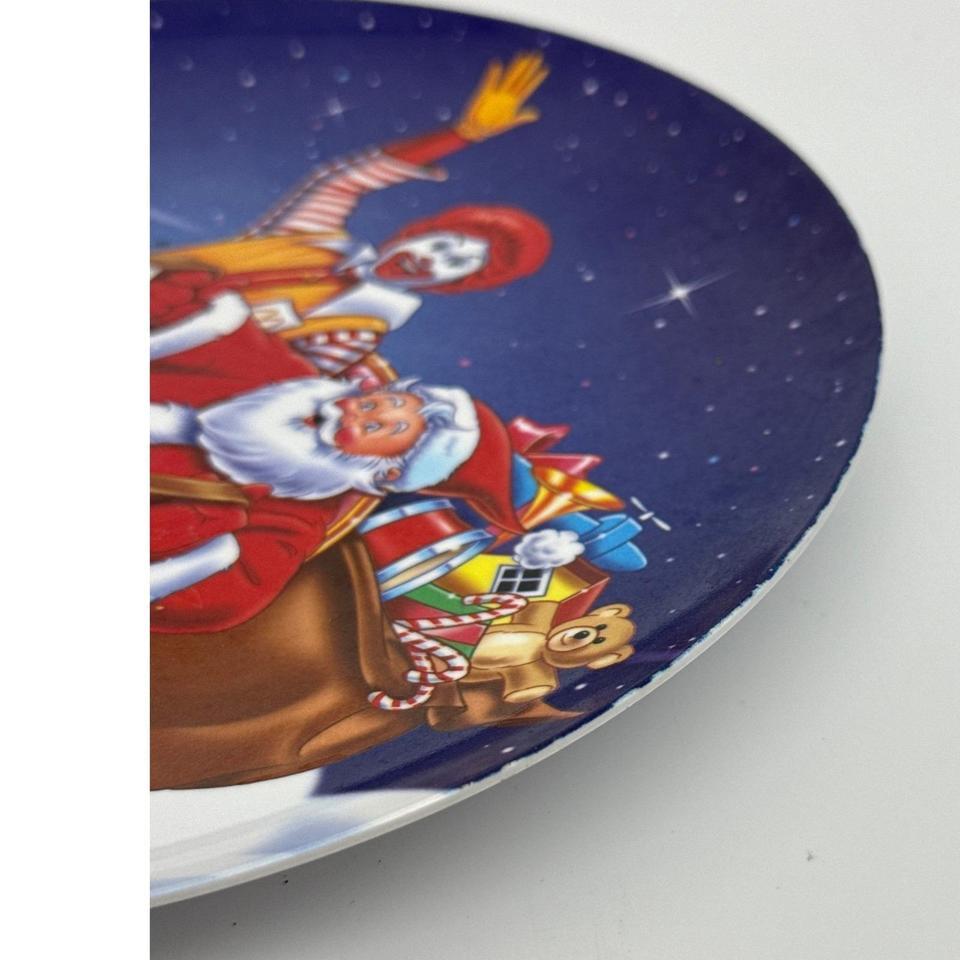 Vtg 1997 Mcdonalds Christmas Plate 6501 4