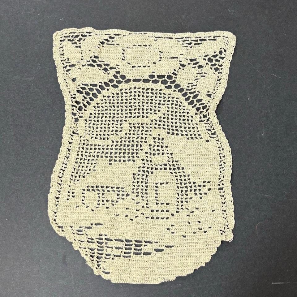 House Doily Crochet Pictorial Filet 703d 5