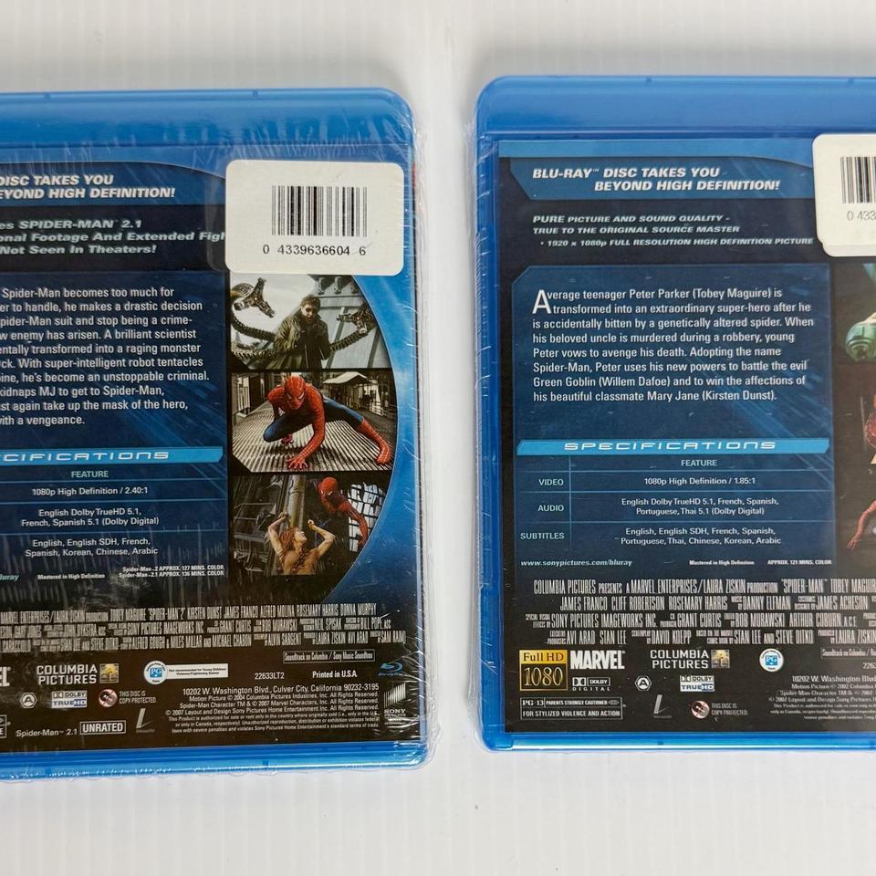 Spider Man 1 2 Blu Ray 42e3 2