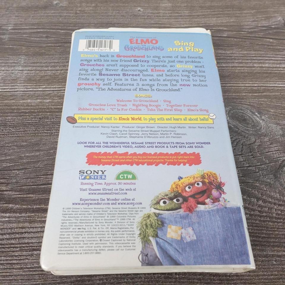 Vintage Elmo In Grouchland Sing 749a 4