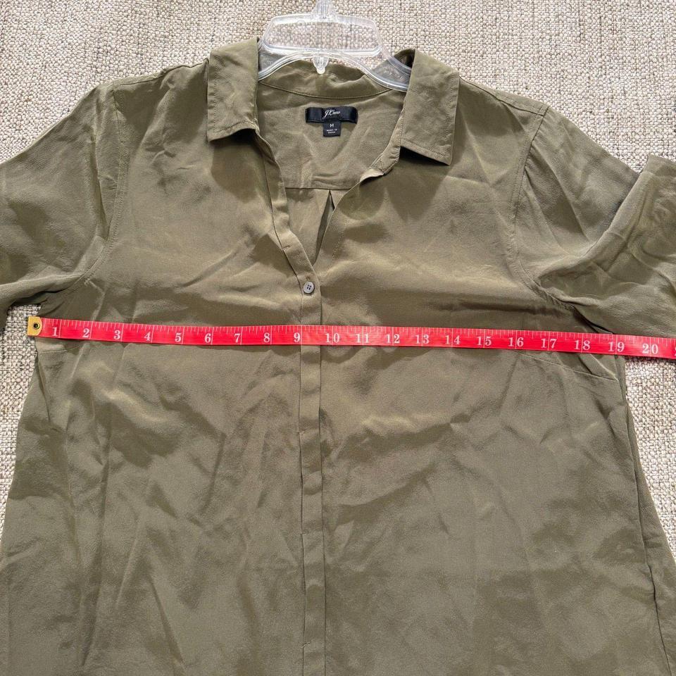 J Crew Silk Button Up Short 06ee 5