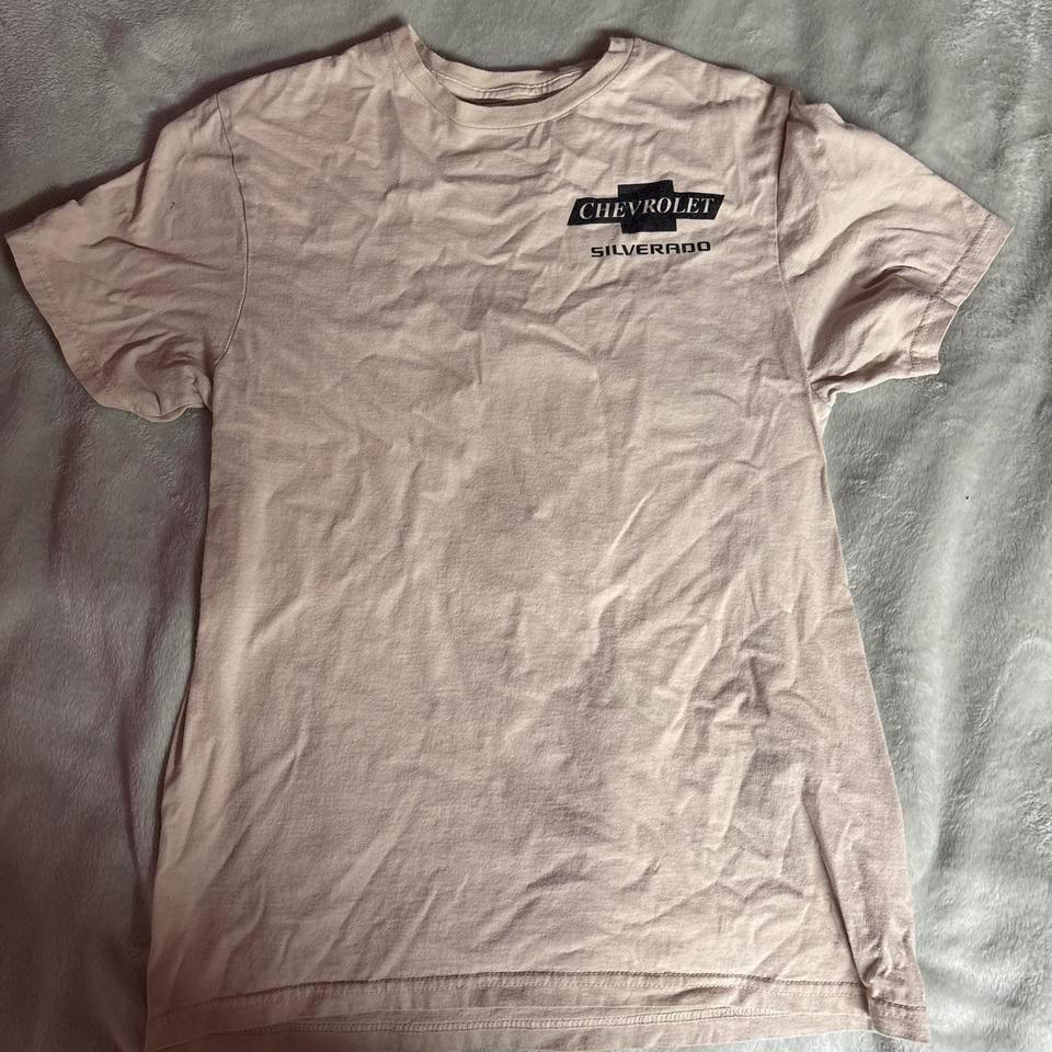 Beige Chevrolet Silverado Tee Size 7ab3