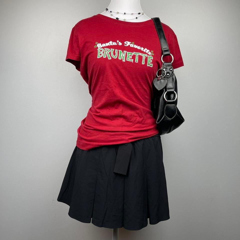 Y2k Holiday Graphic Slogan Tee