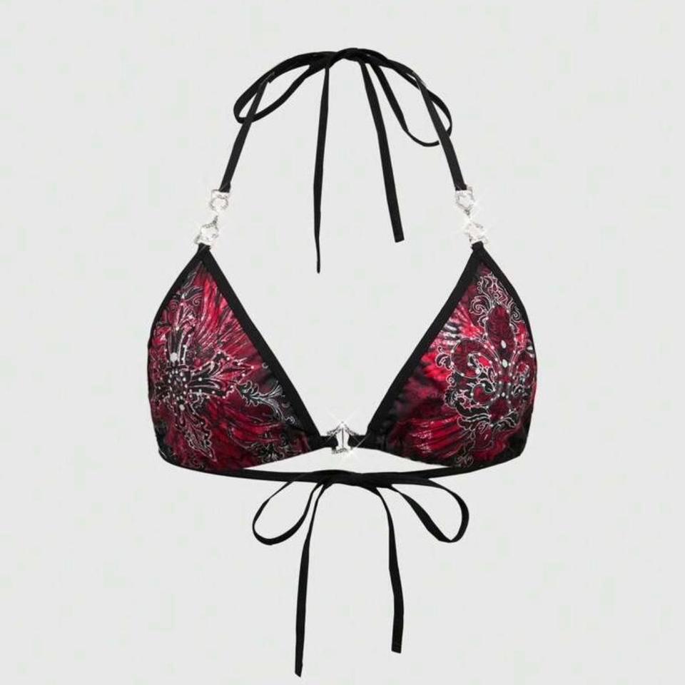 Black Red Bikini Top 4f97