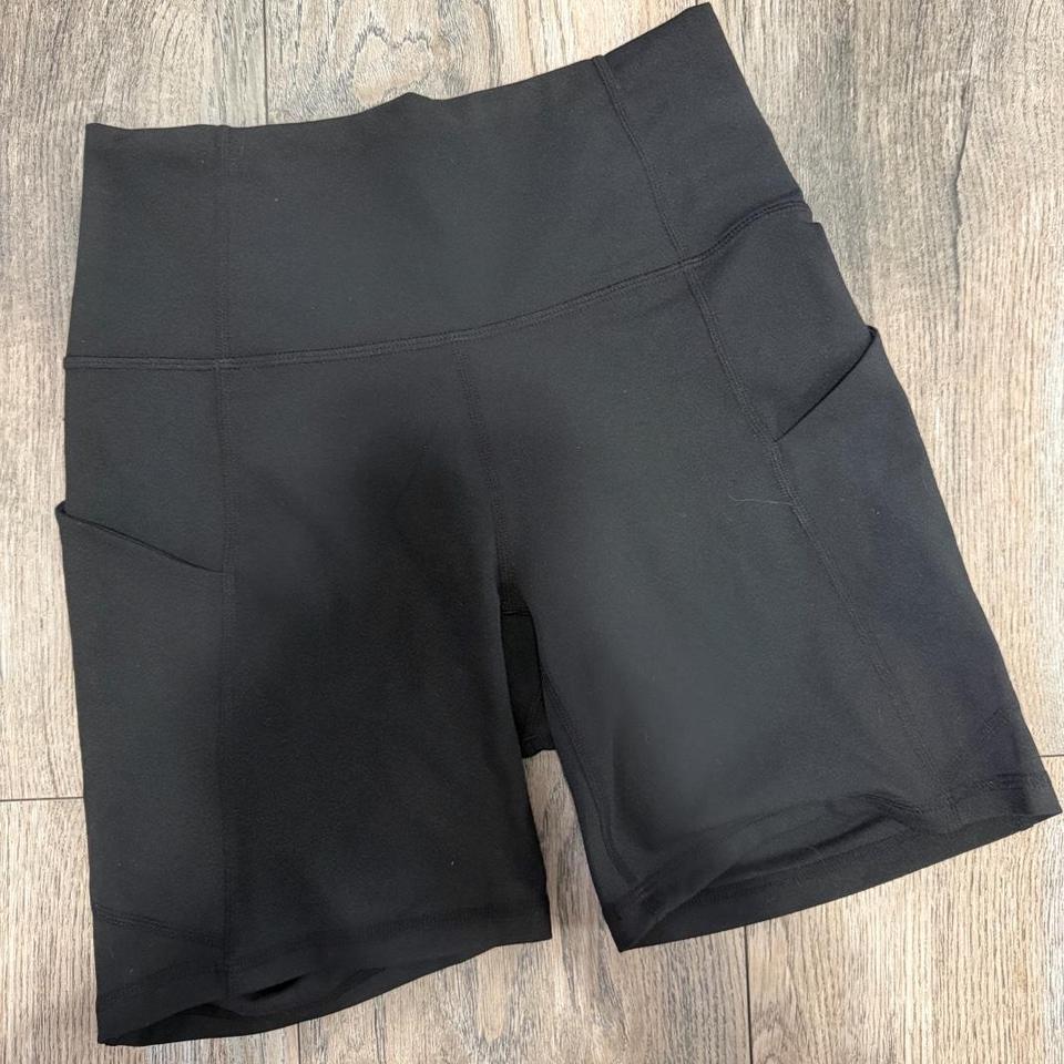Black High Waisted Fabletics Bike Shorts