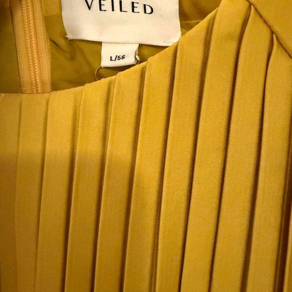 Nadira Satin Pleated Maxi Dress 4