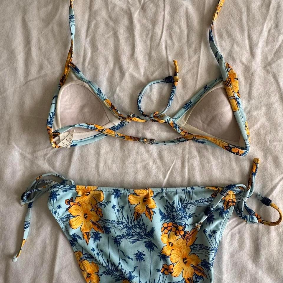 Vintage Tropical Swimsuits Set Top Ec4b 5