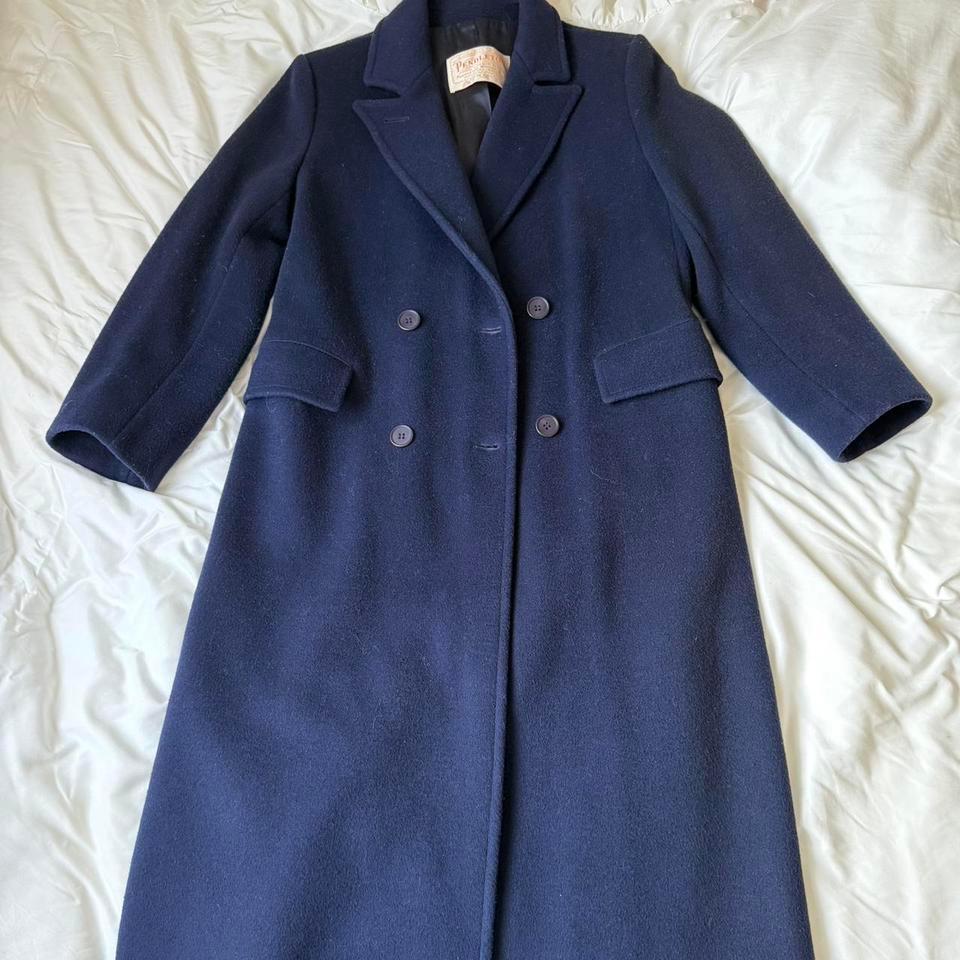 Vintage Pendleton Womens Navy 100 6c7c