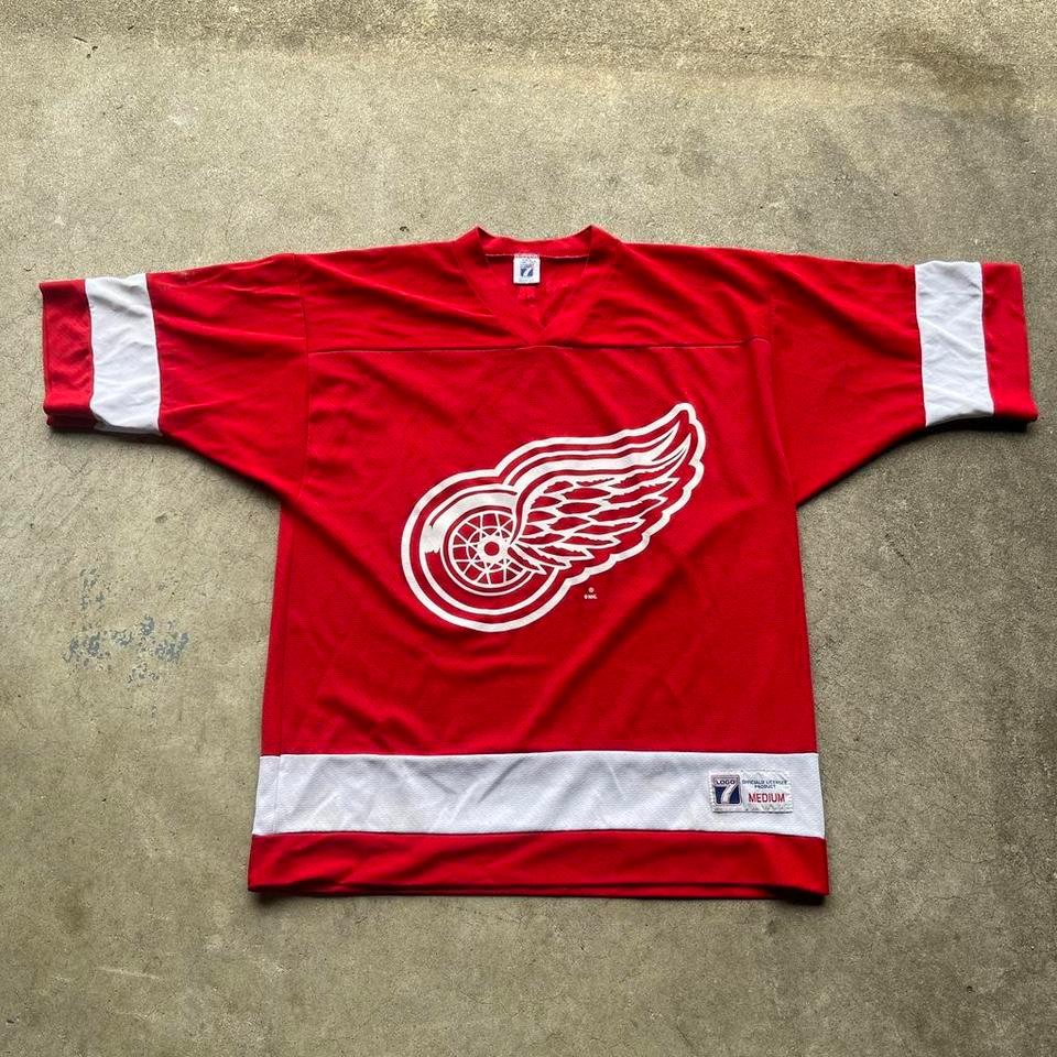 Vintage 7 Logo Nhl Red C055
