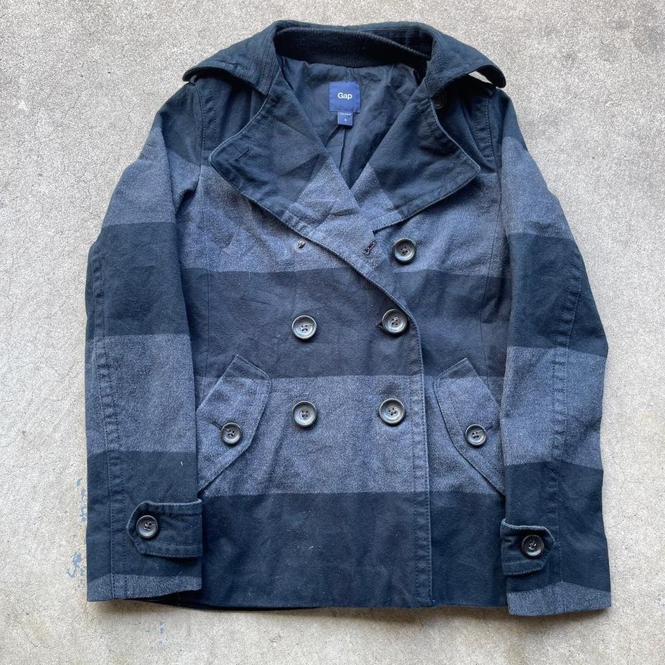 Y2k 2000s Black Grey Striped B1dc