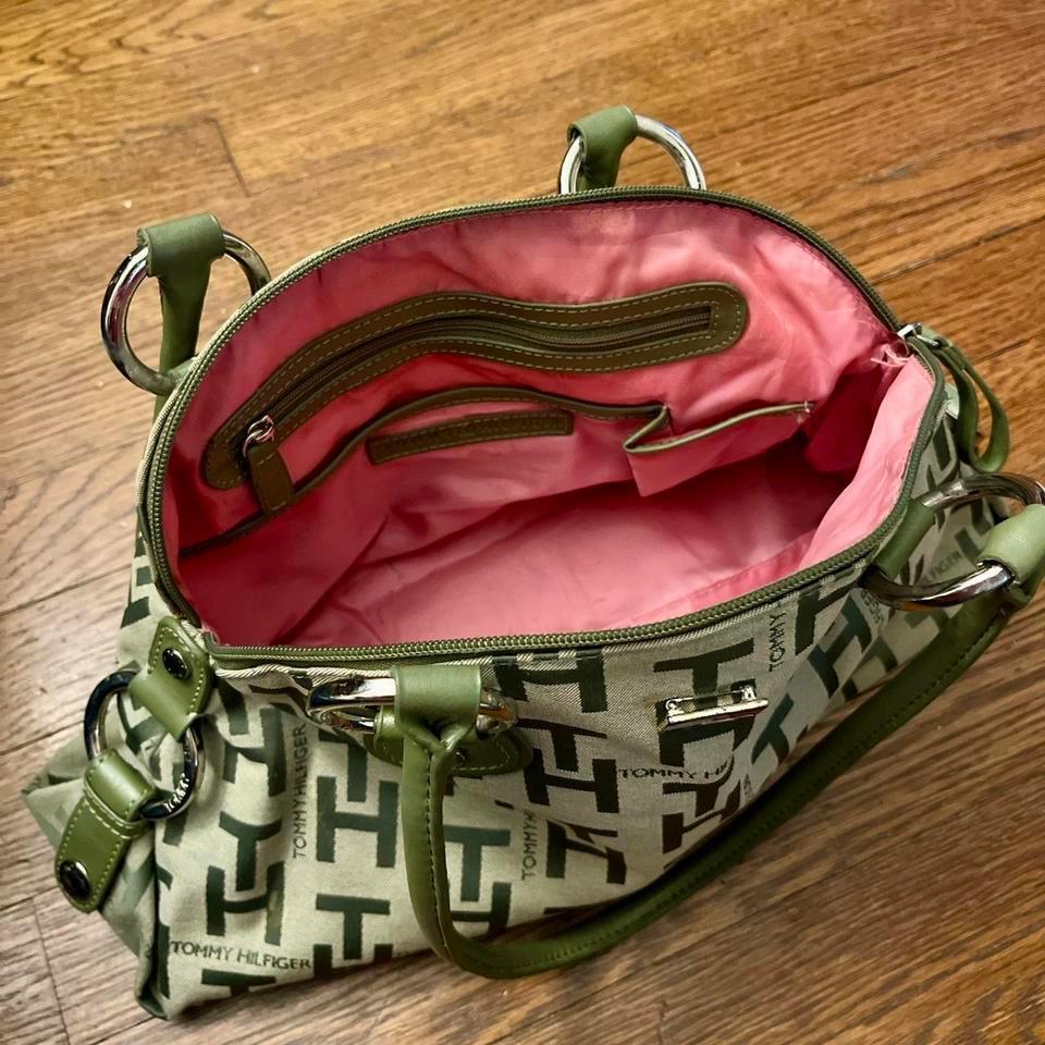 Vintage Y2k Green Tommy Hiilfiger 2e71 4