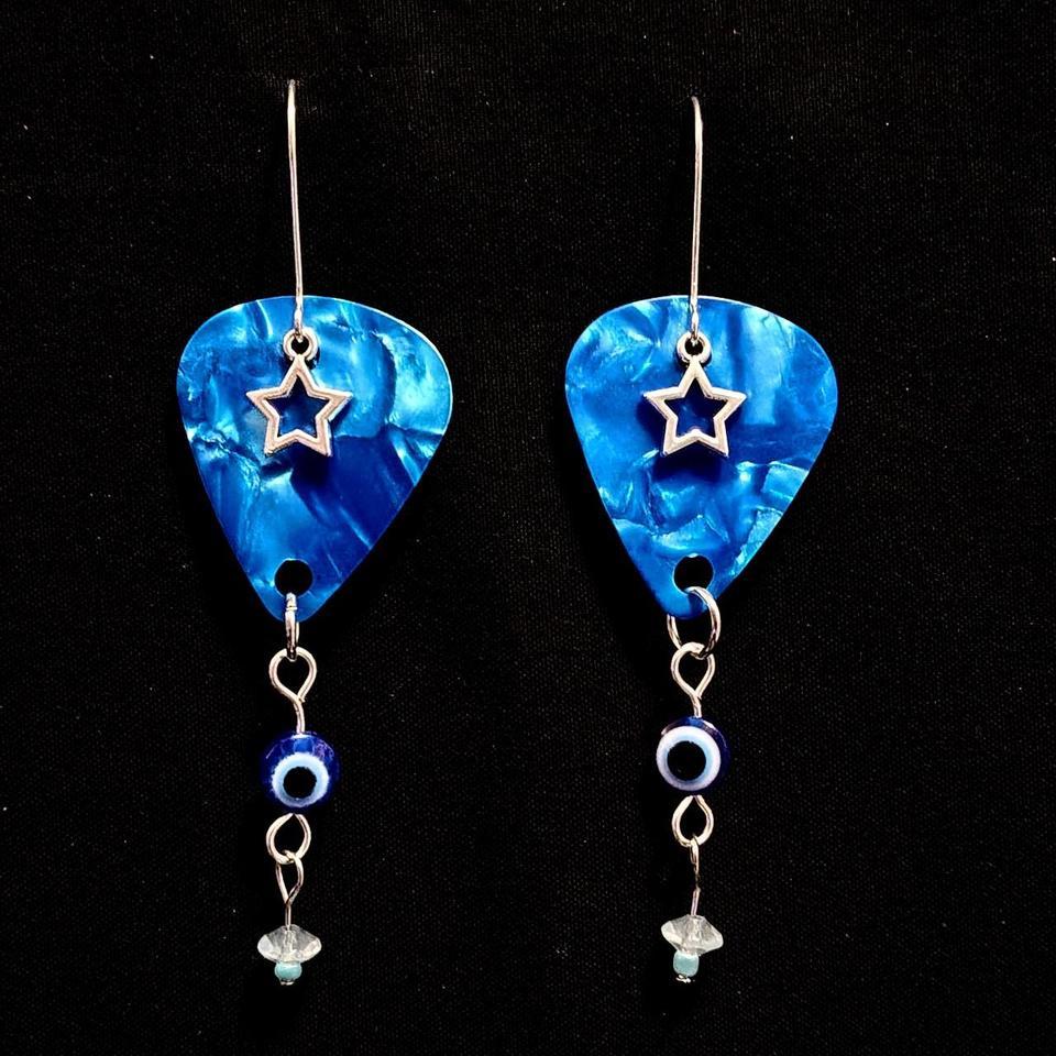 Guitar Pick Earrings 3 Each 3