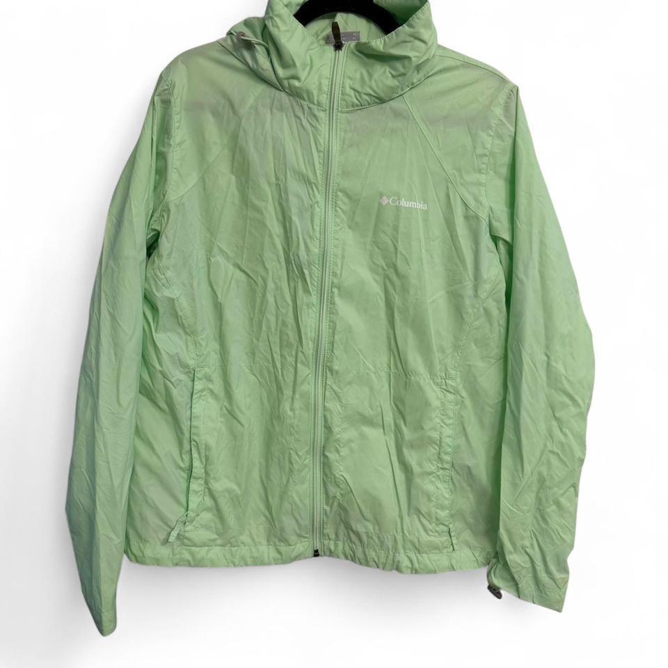 Green Columbia Sportswear Windbreaker Jacket Ece4