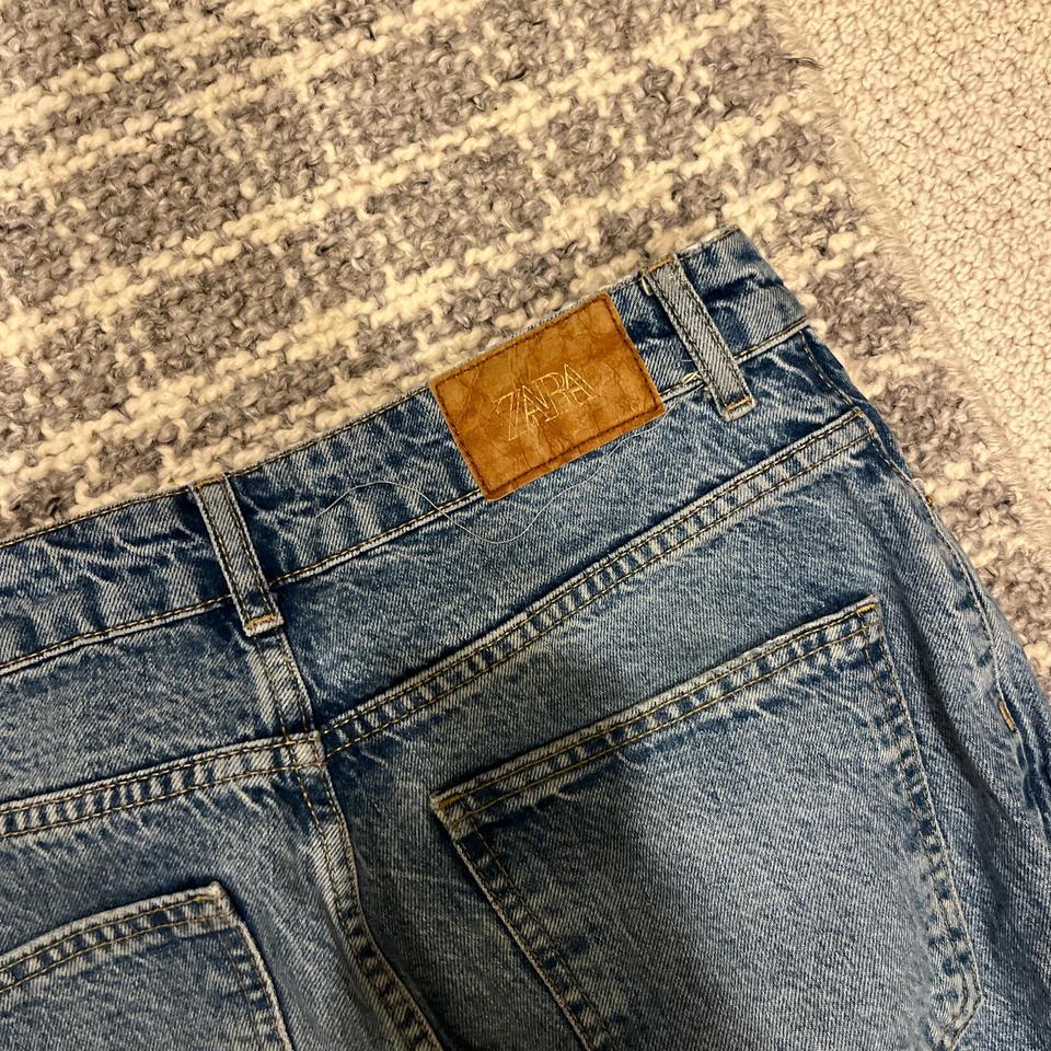 Zara High Waisted Blue Wide C5b0 3