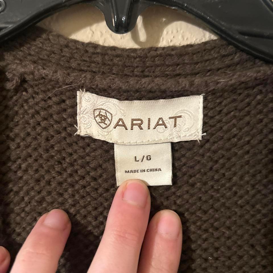 Long Brown Fur Vest Ariat B2bd 2