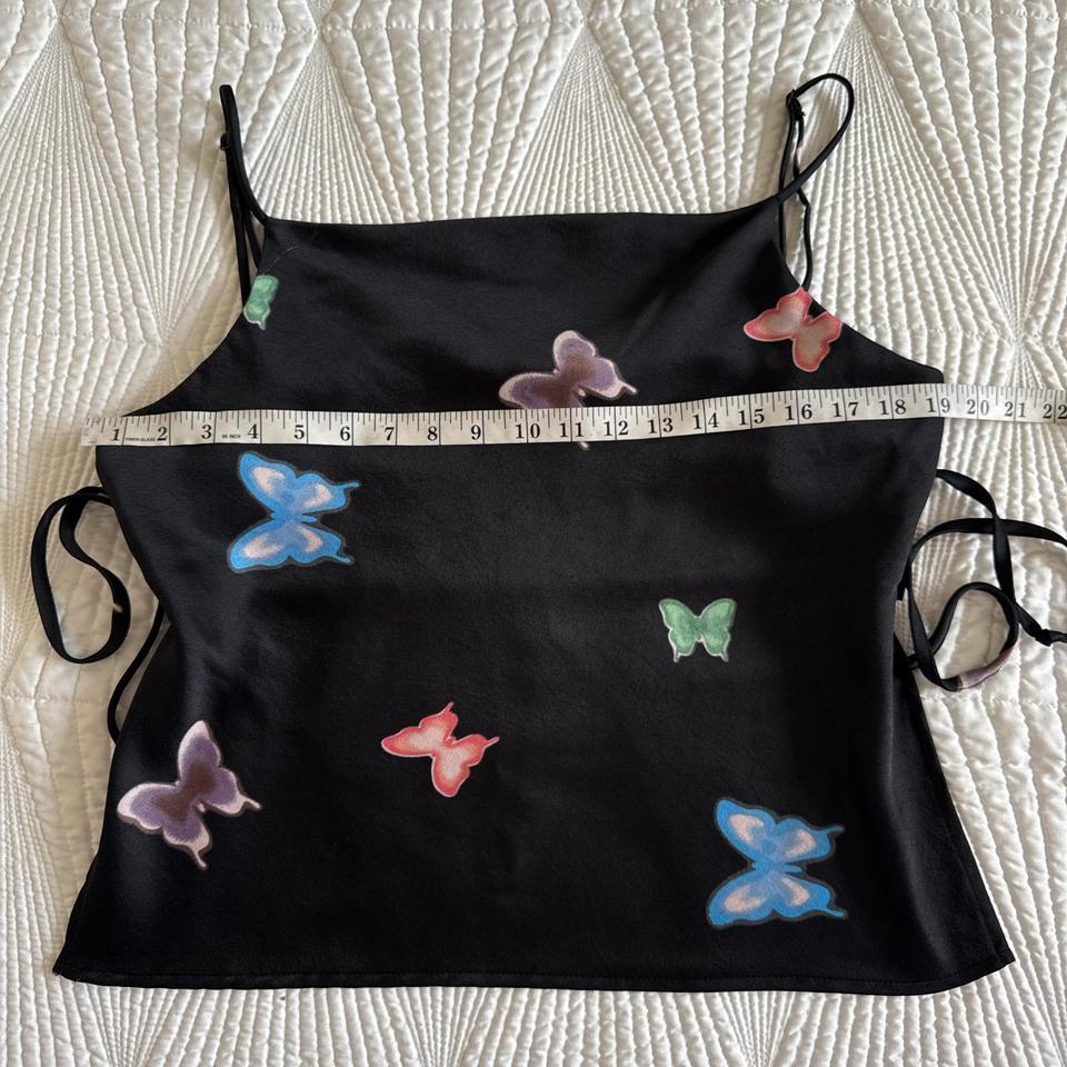 Vintage 2000s Butterfly Print Backless 5