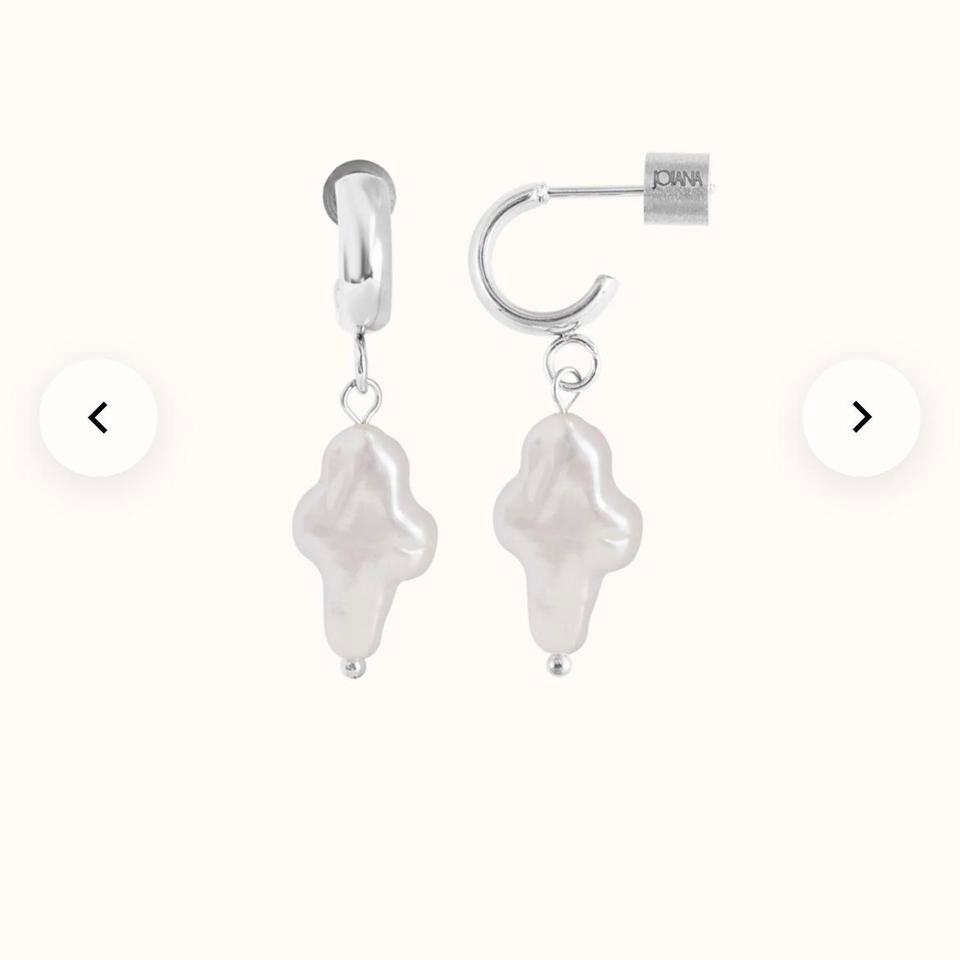 Joiana Jewels Pearl Cross Earrings 3411 2