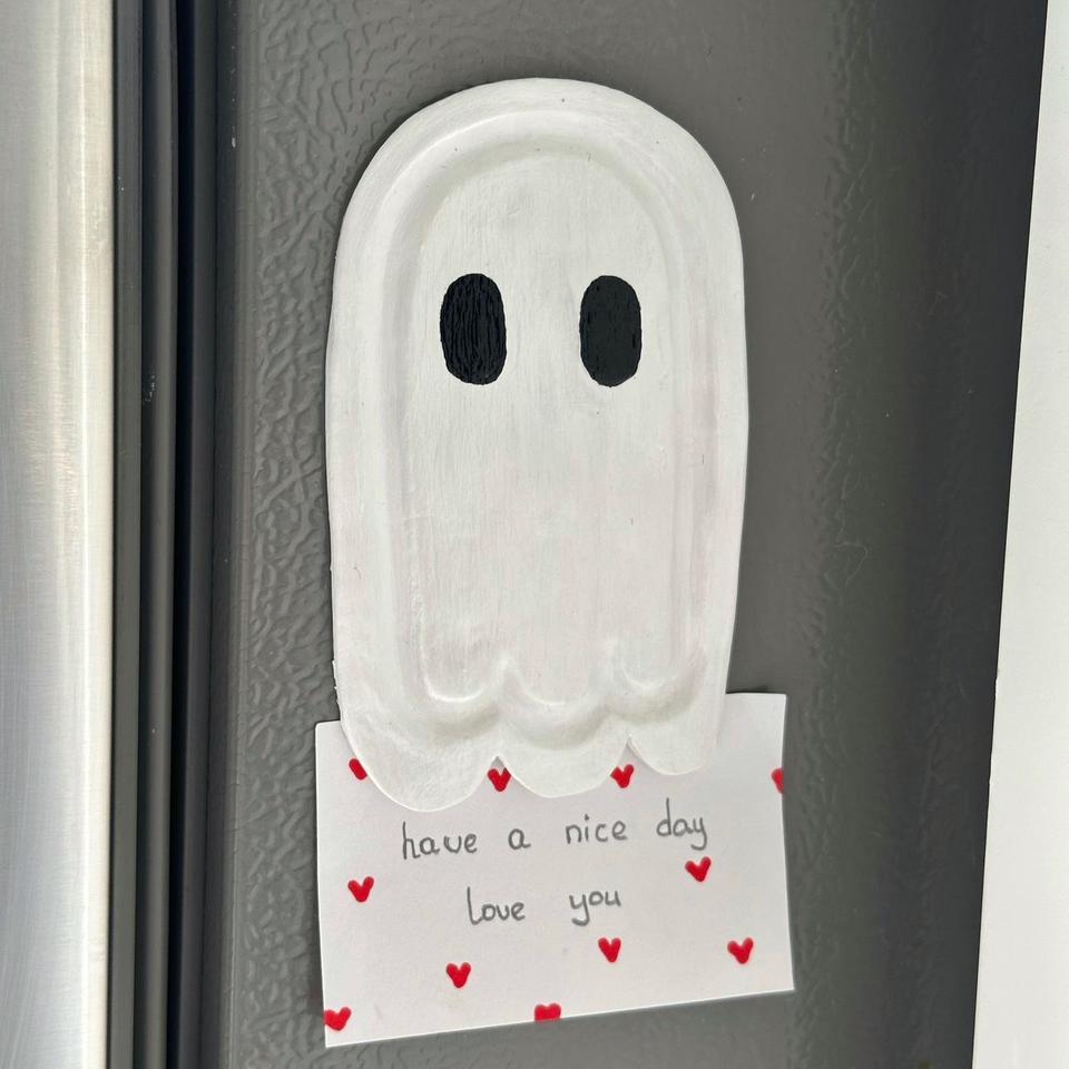 White Ghost Magnet For Your