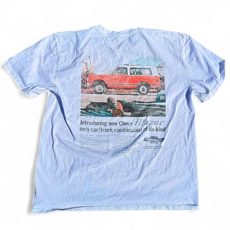 Vintage Chevrolet Blazer White Cotton Daf9