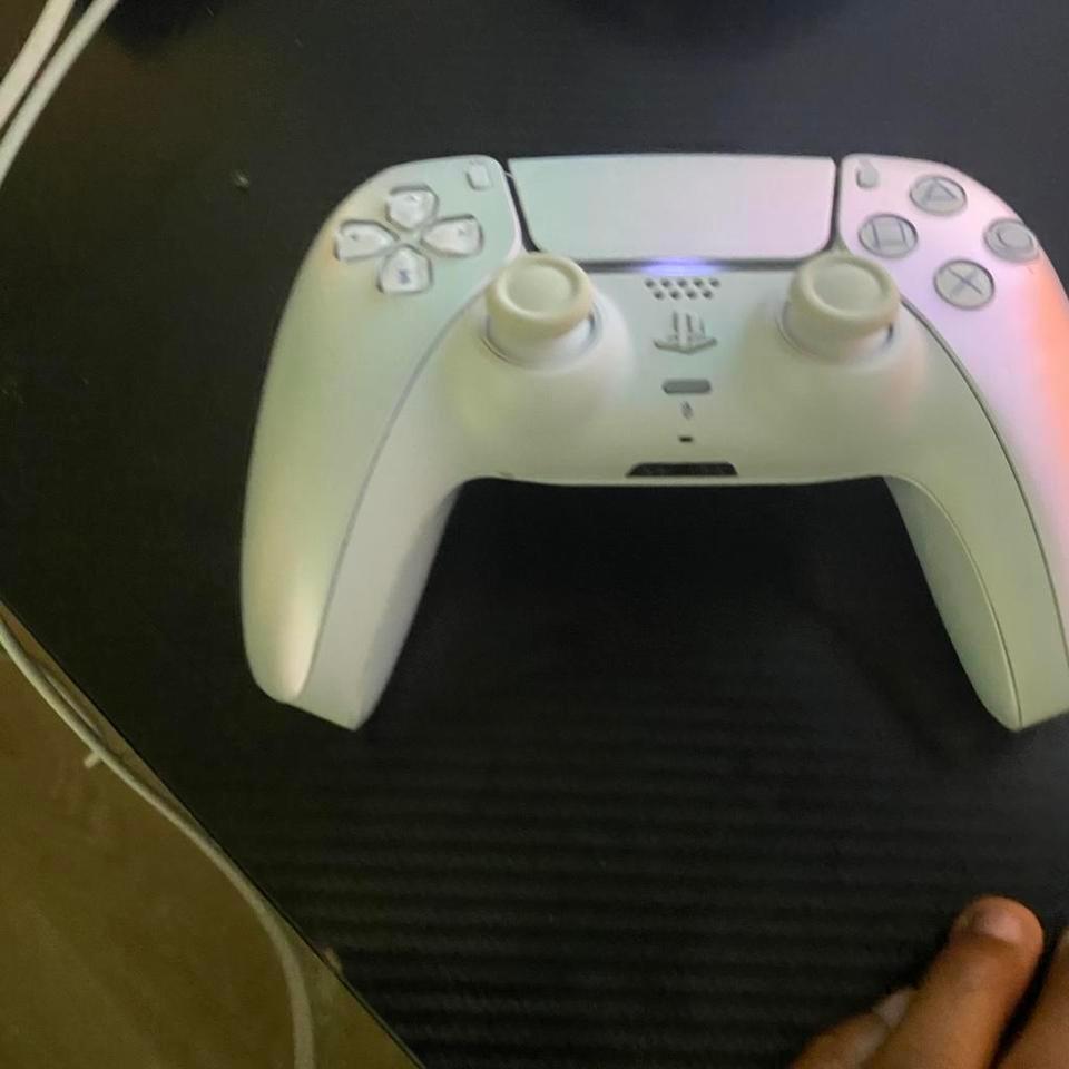 White Ps5 Dualsense Controller Gaming 2e3e