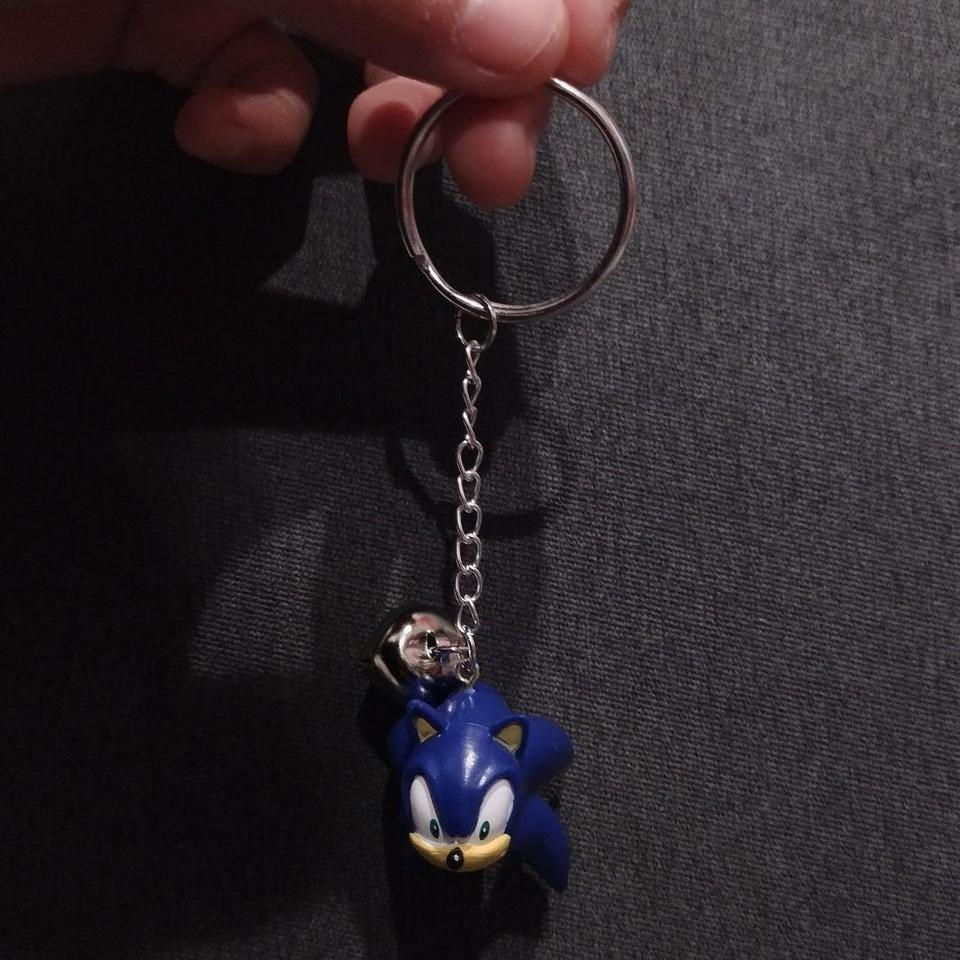 Sonic The Hedgehog Head Keychain 7329