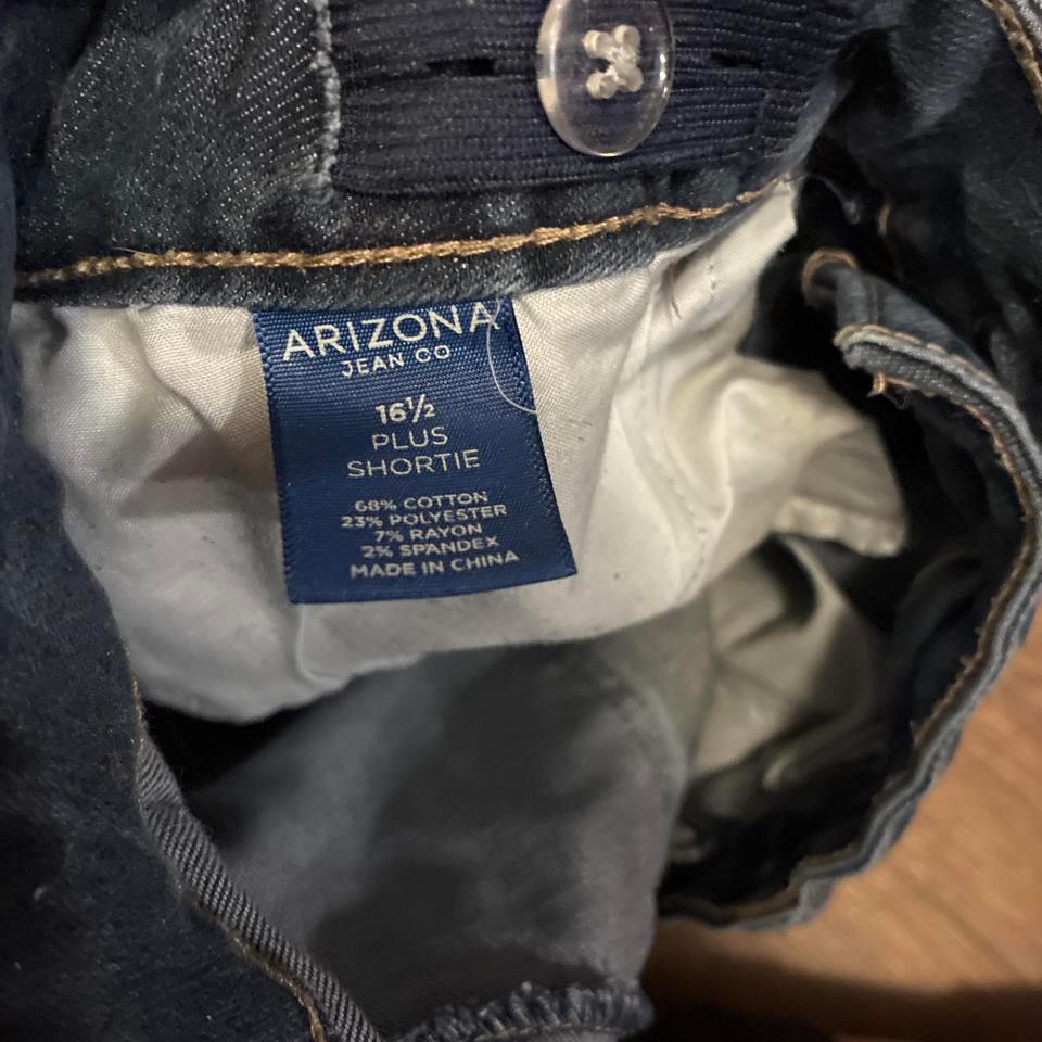 Dark Blue Denim Stretch Shorts Dff9 3