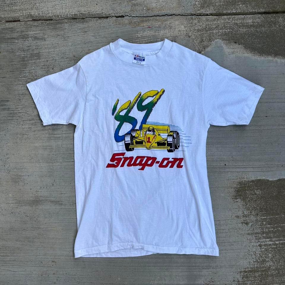 Vintage 80s Snap On Racing Tee Bbf4